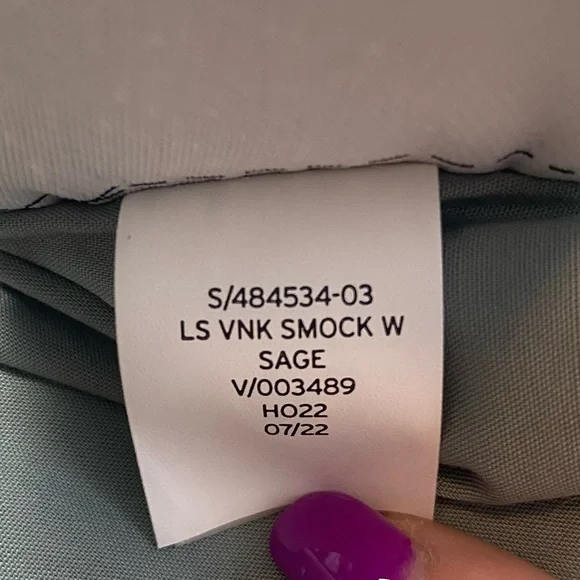 NWT GAP Puff Sleeve Peplum Top Sage Size Large - Picture 8 of 13